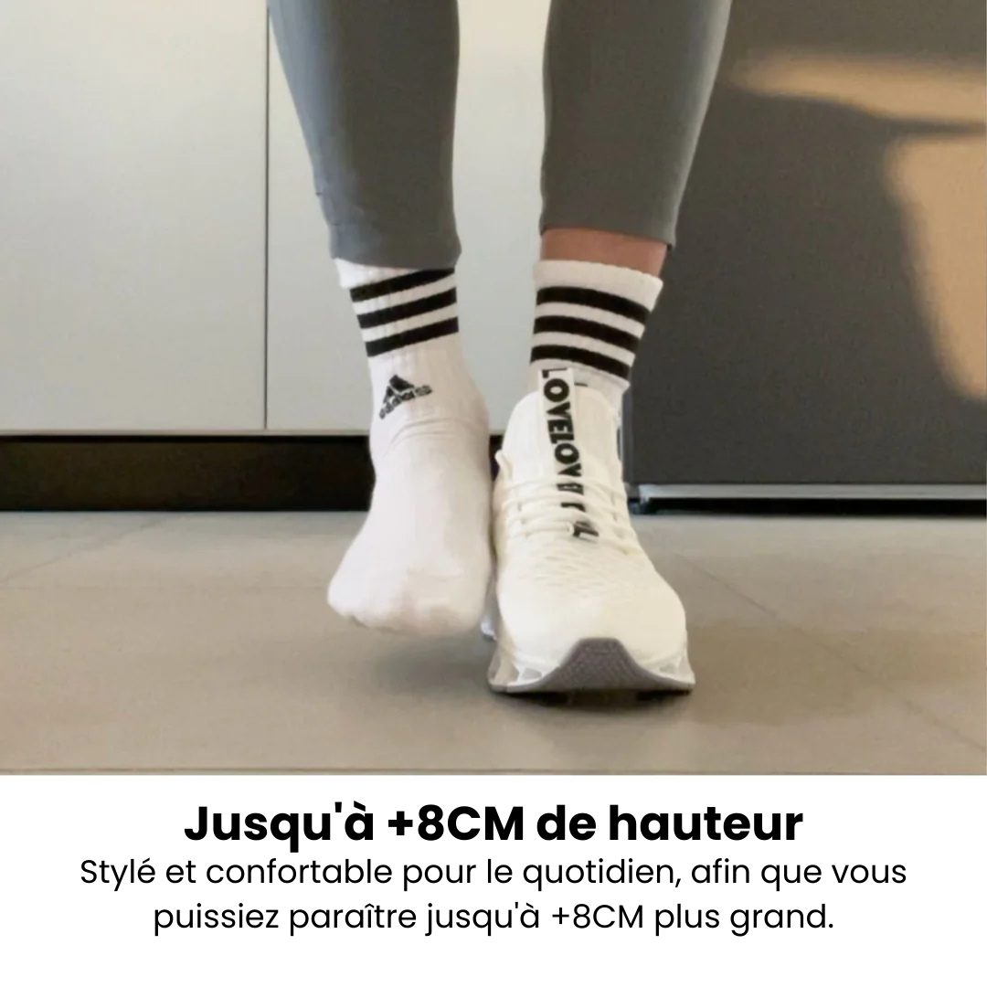 SadoperFly – Sneakers Rehaussantes Invisibles +8CM | Confort, Style & Confiance au Quotidien