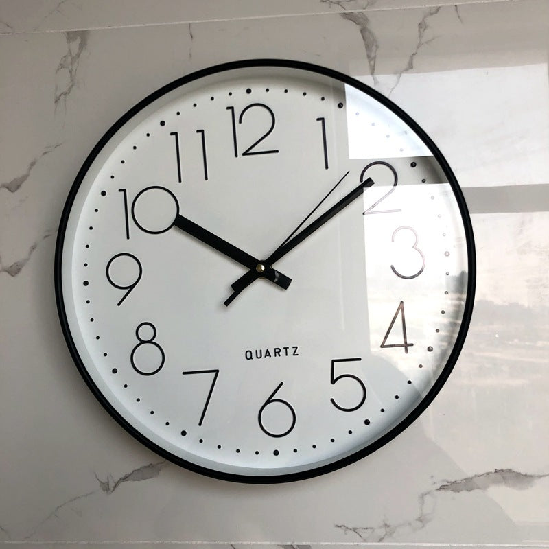 Horloge murale au design moderne en bois