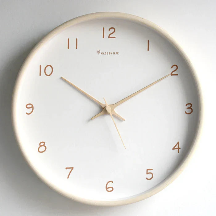 Horloge murale silencieuse et élégante – Pour une finition intérieure paisible et élégante
