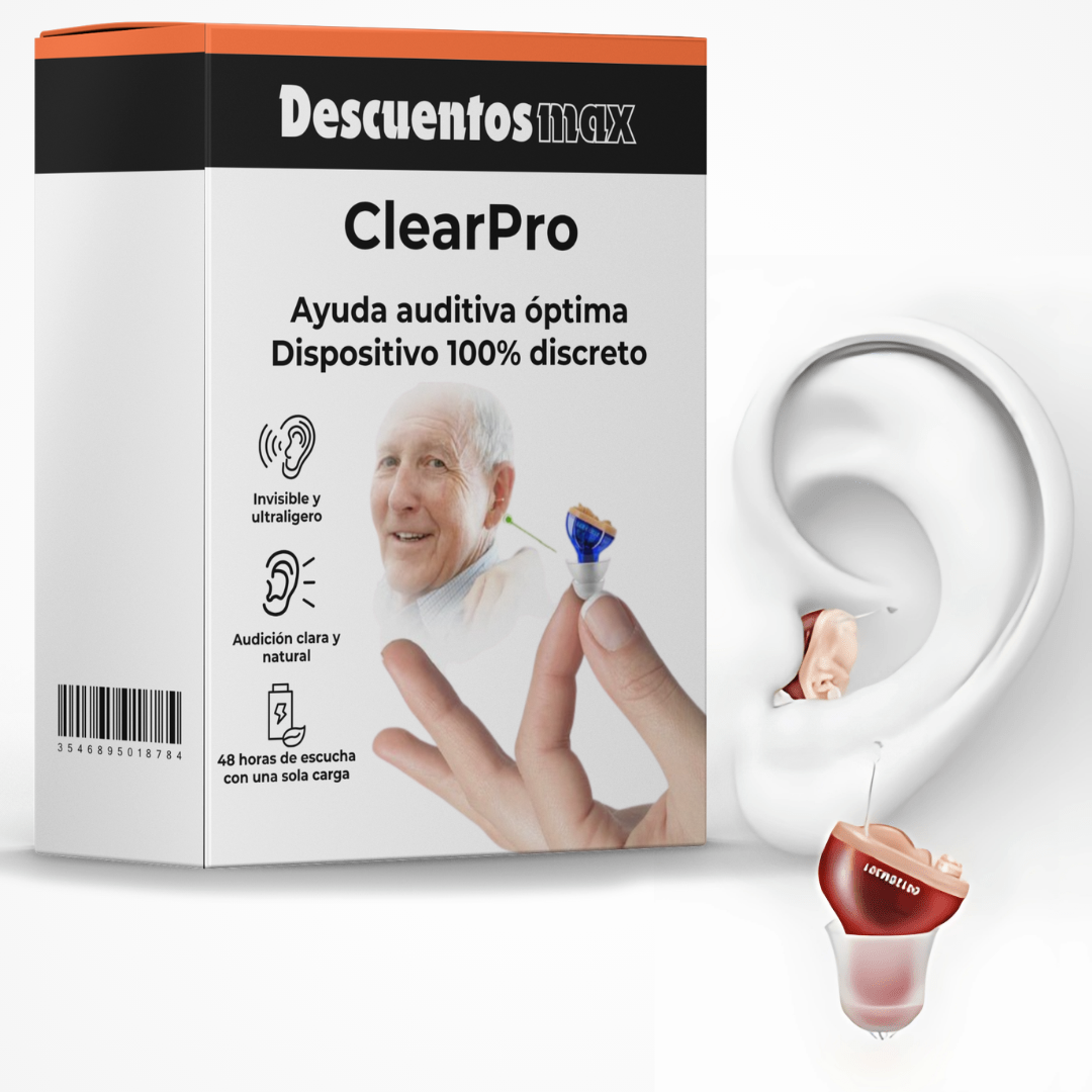 Amplificateur auditif rechargeable et discret - ClearPro™