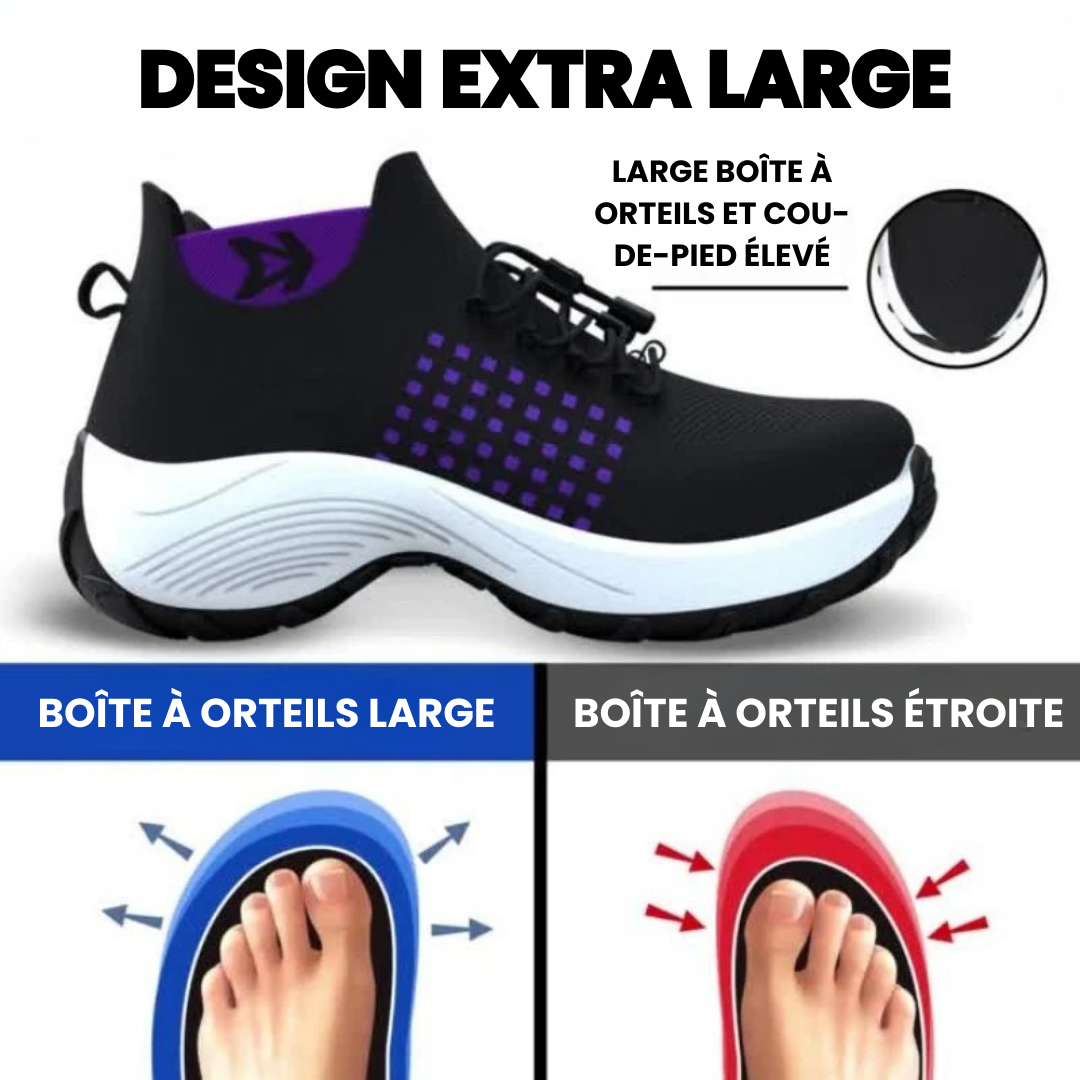 Chaussures OrthoFit™ – Confort, Soutien orthopédique et soulagement