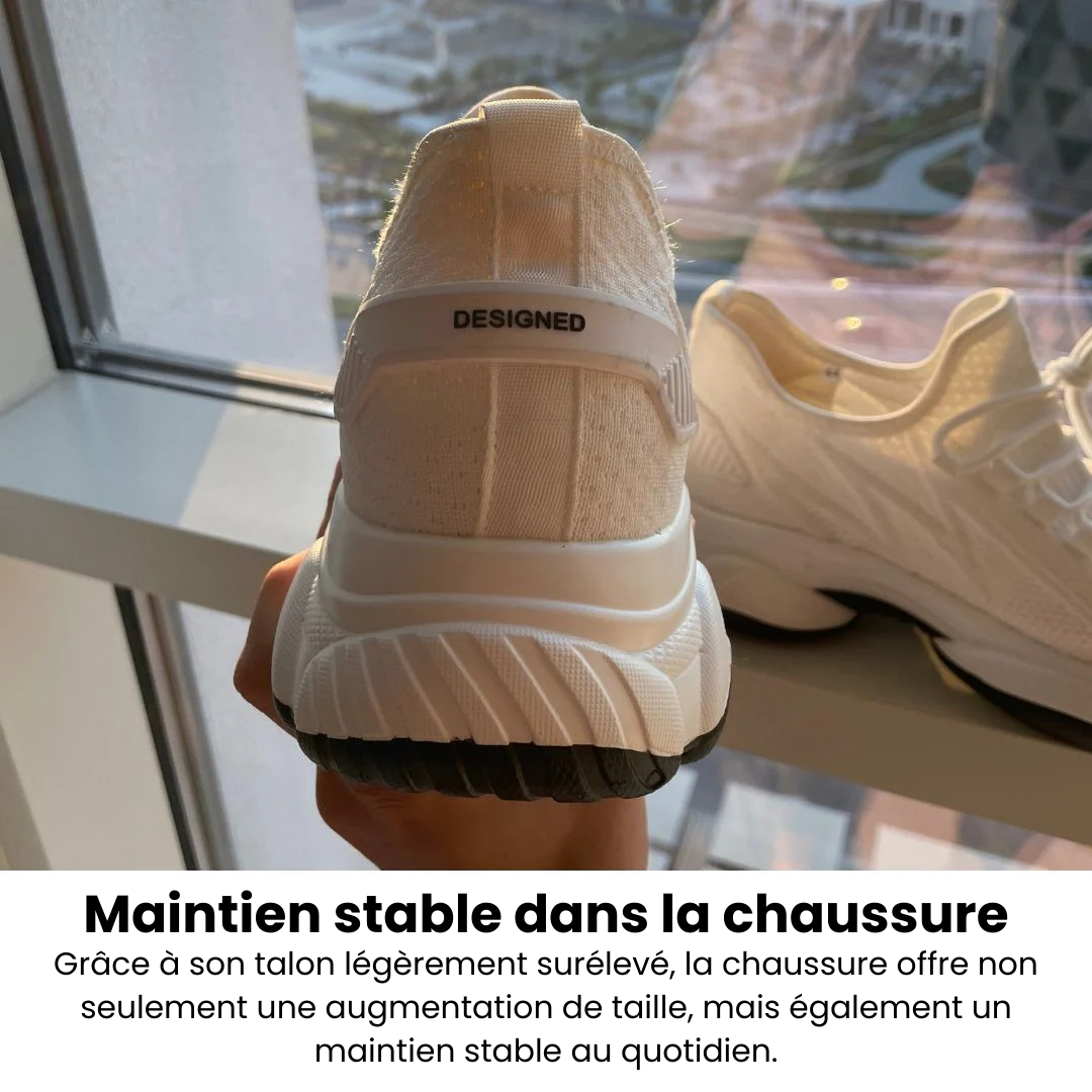 SkyBoosts – Sneakers Rehaussantes Invisibles +10CM | Confort, Style & Confiance au Quotidien