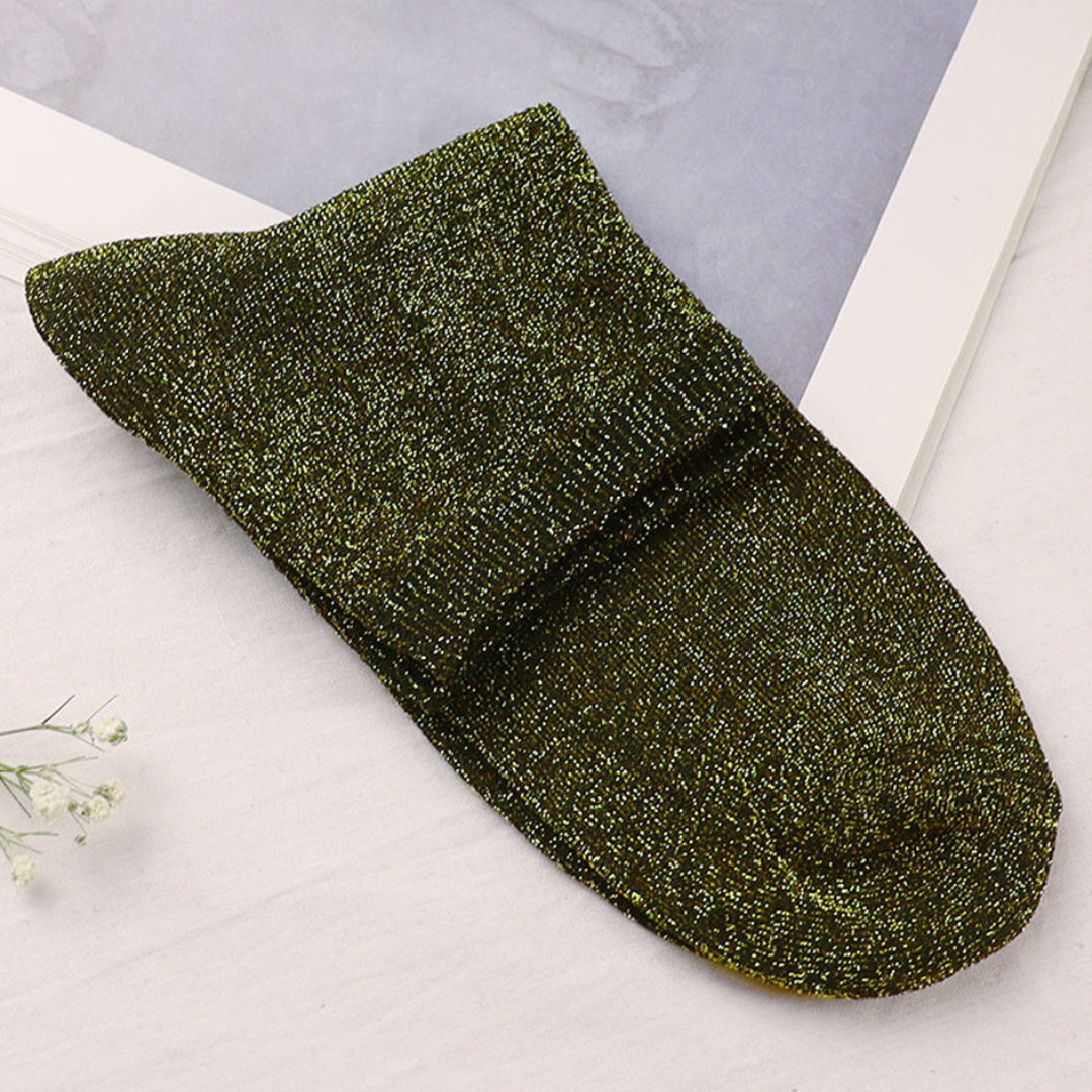 Chaussettes à Paillettes – Élégance, Confort et Style Japonais pour un Été Lumineux