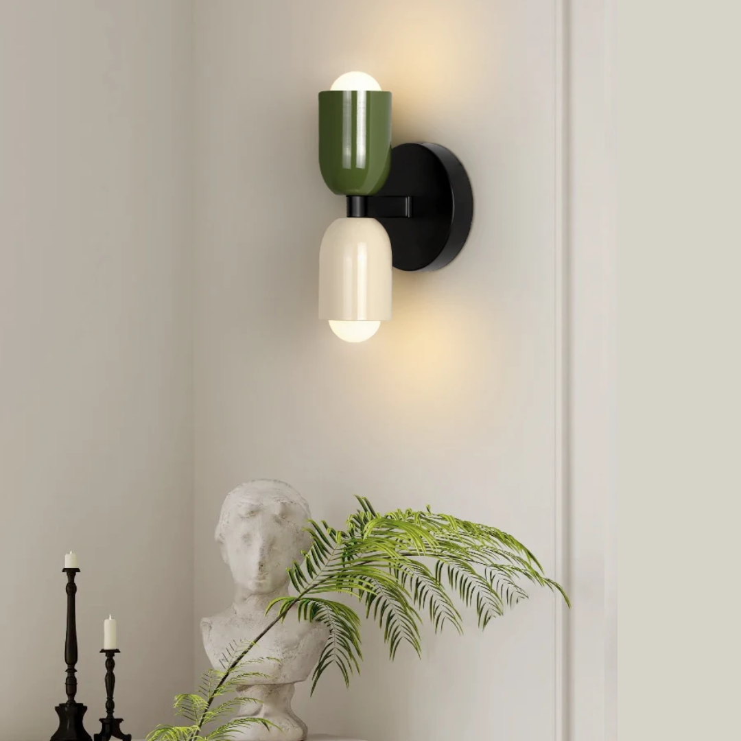 Applique Cylindre Moderne Minimaliste LED Blanc Chaud 21cm | Sansotis