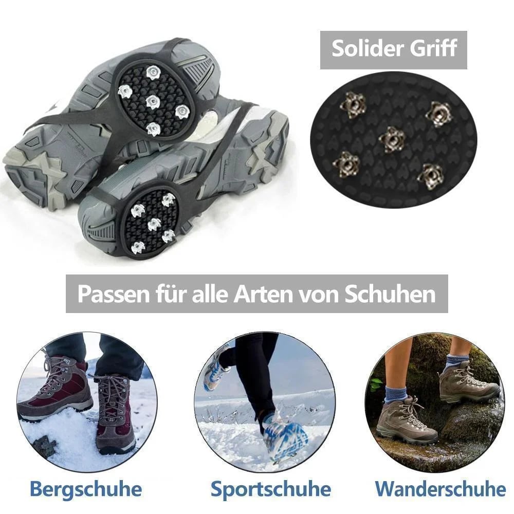 Crampons antidérapants pour marcher en sécurité sur la glace