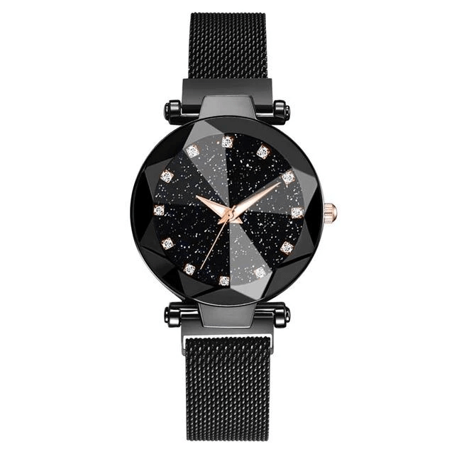 Montre à la mode pour dames ciel étoilé