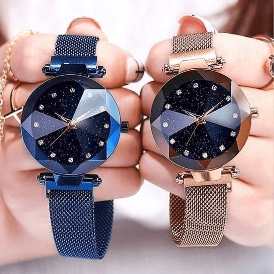 Montre à la mode pour dames ciel étoilé