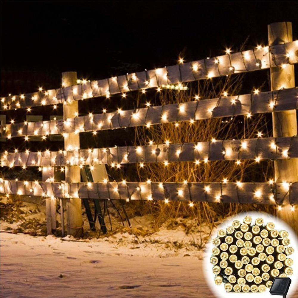 Guirlande lumineuse LED à énergie solaire