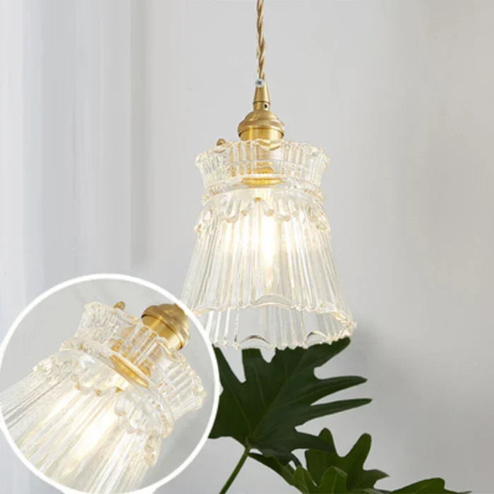 Lampe à suspension en verre - OpulentGlow