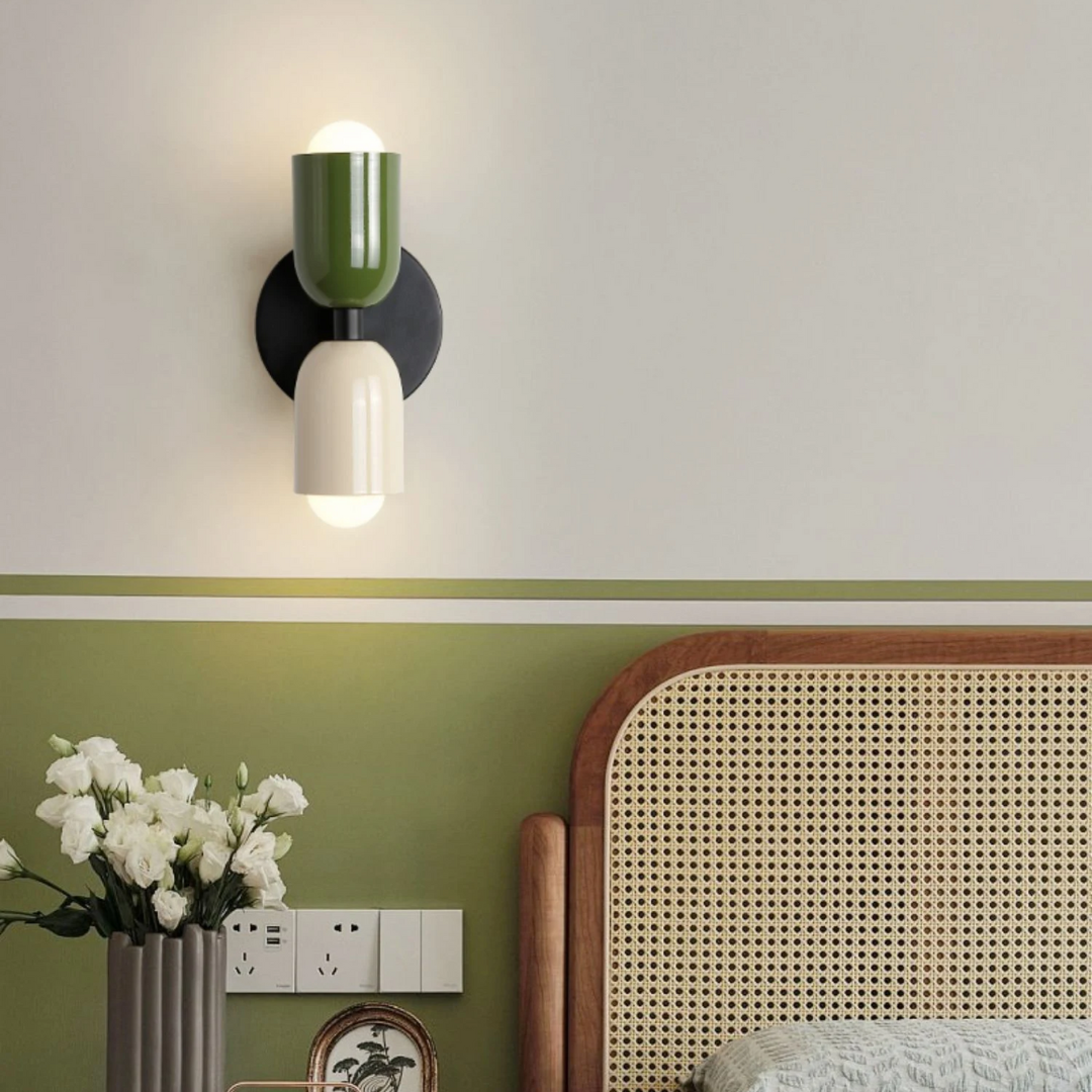 Applique Cylindre Moderne Minimaliste LED Blanc Chaud 21cm | Sansotis