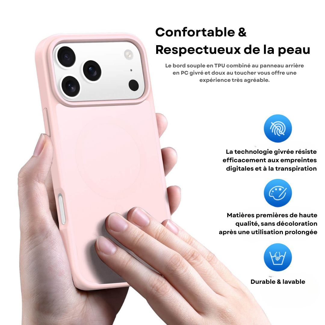 Coque Premium iPhone 17 MagSafe – Protection Fine & Robuste