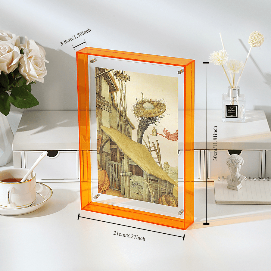 AcryliqueFrame – Cadre photo Art déco de luxe