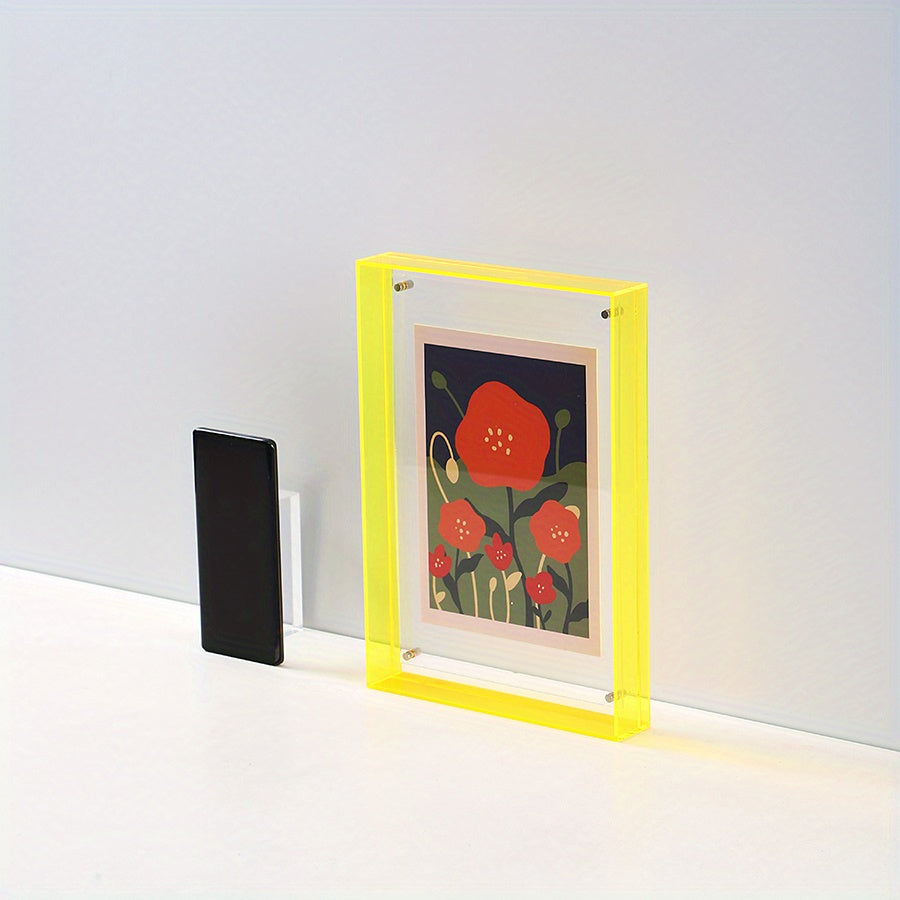AcryliqueFrame – Cadre photo Art déco de luxe
