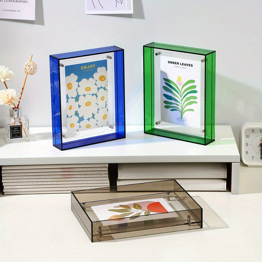 AcryliqueFrame – Cadre photo Art déco de luxe