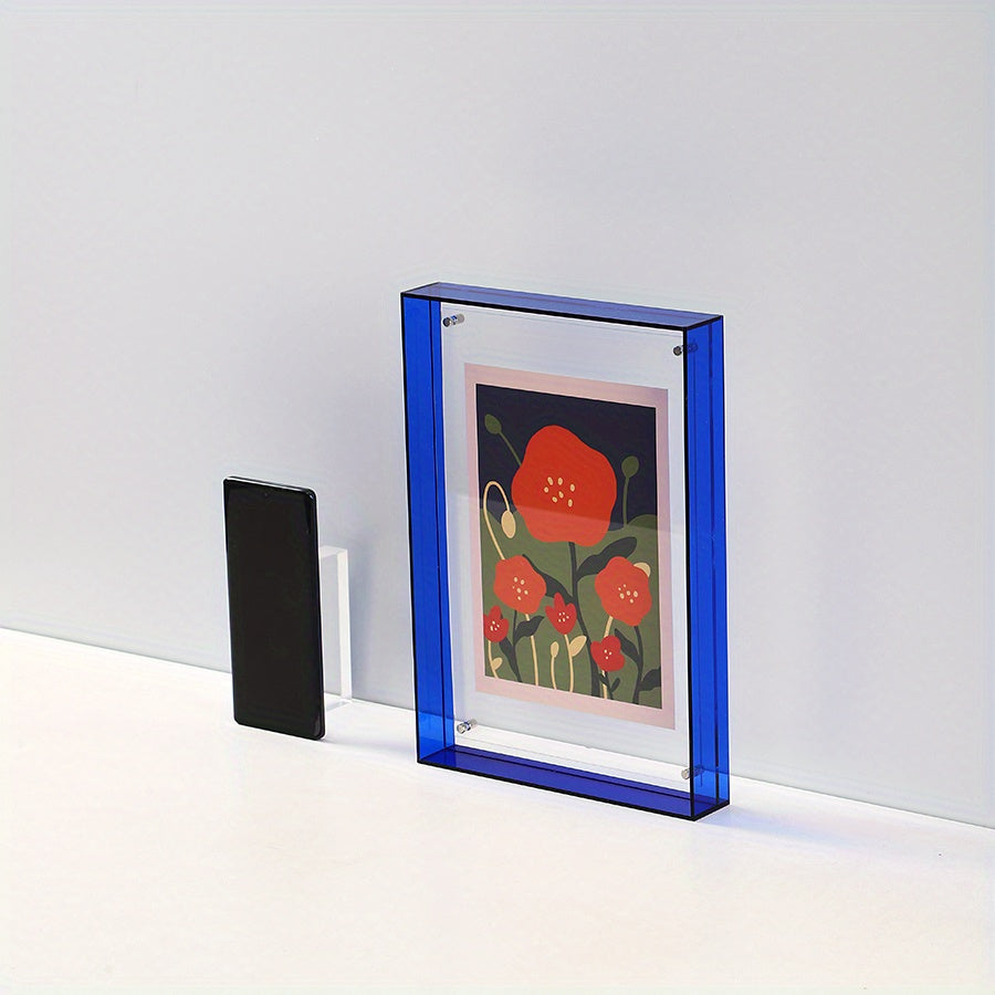 AcryliqueFrame – Cadre photo Art déco de luxe