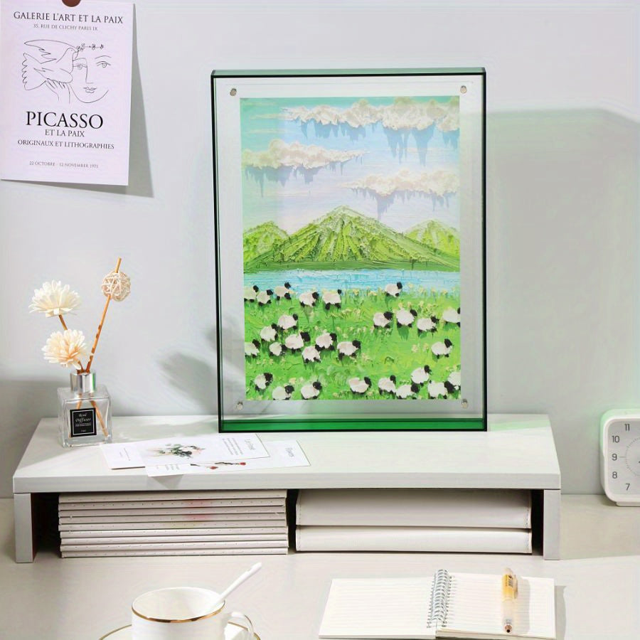 AcryliqueFrame – Cadre photo Art déco de luxe
