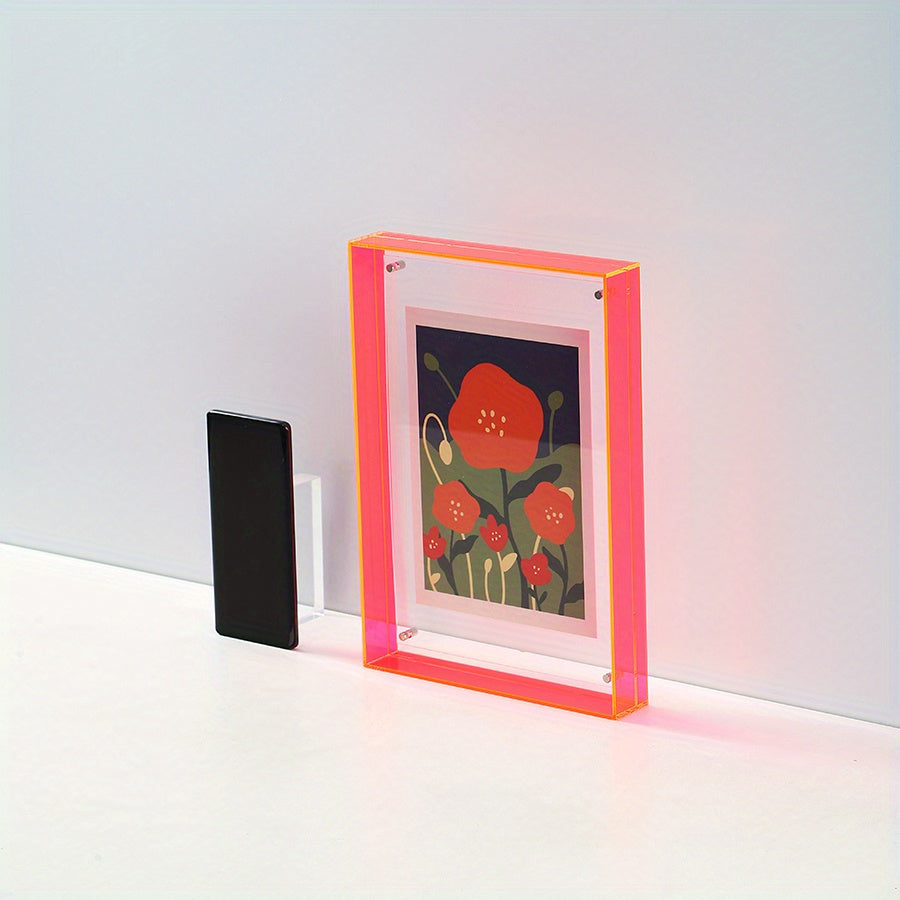 AcryliqueFrame – Cadre photo Art déco de luxe
