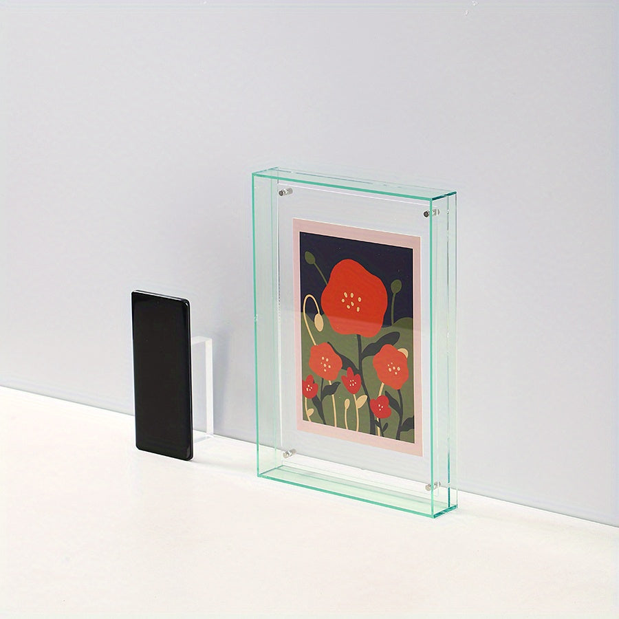 AcryliqueFrame – Cadre photo Art déco de luxe