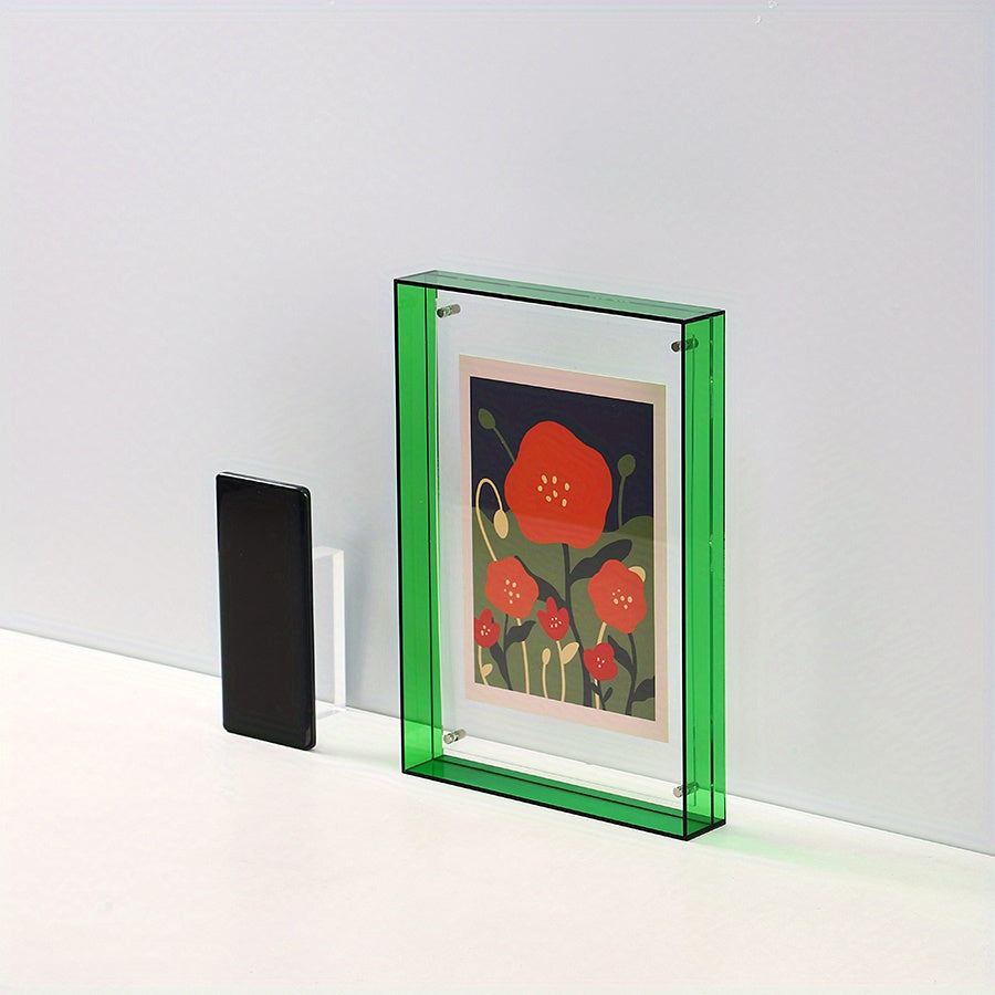 AcryliqueFrame – Cadre photo Art déco de luxe