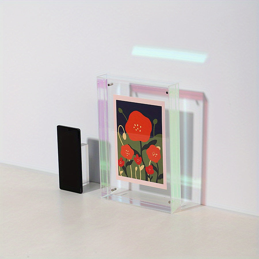 AcryliqueFrame – Cadre photo Art déco de luxe