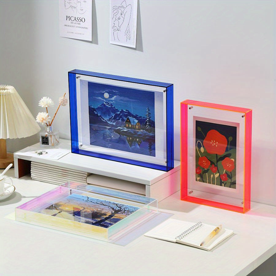AcryliqueFrame – Cadre photo Art déco de luxe