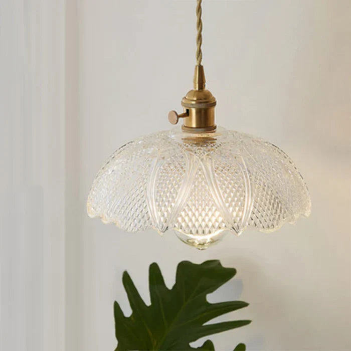 Lampe à suspension en verre - OpulentGlow