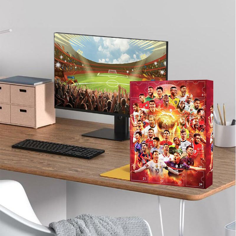 GiftGoal – Calendrier de l'Avent avec kit de football pour cadeau de Noël