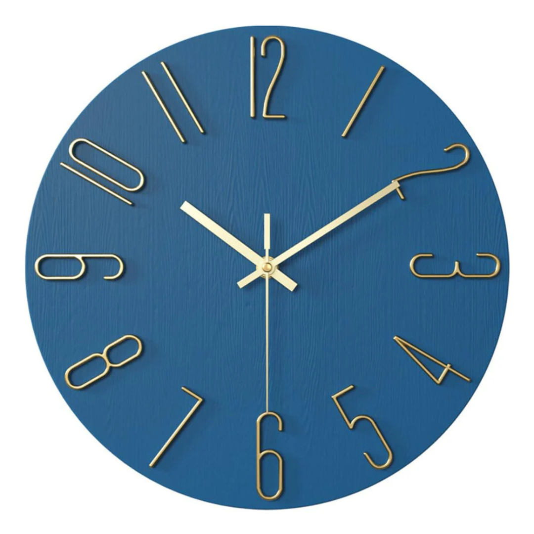 Horloge murale Noble – Horloge moderne et silencieuse pour le salon