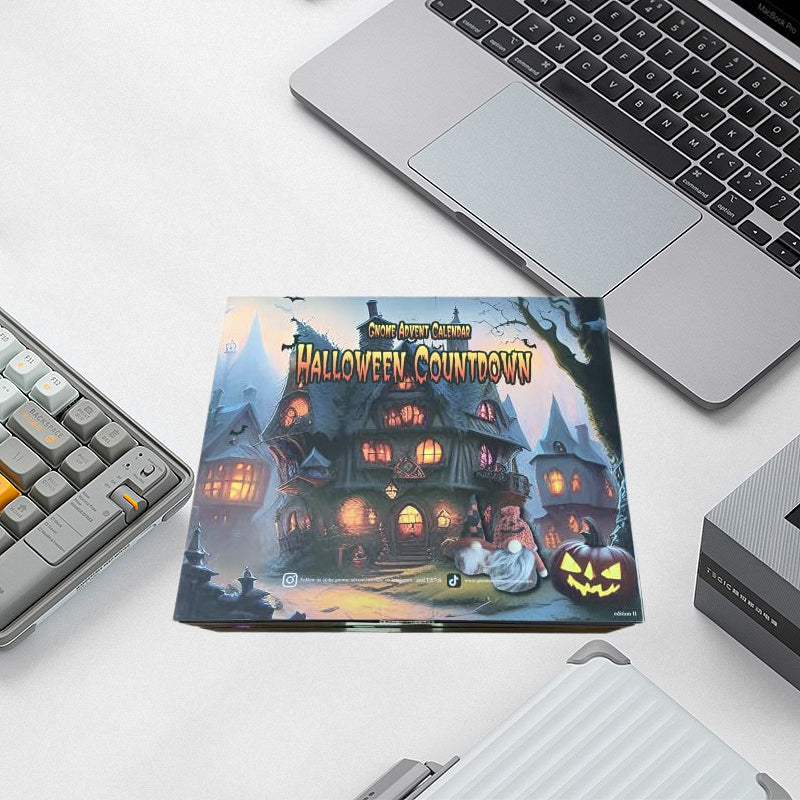 Calendrier de l'Avent gnome en peluche cousu main – surprise quotidienne