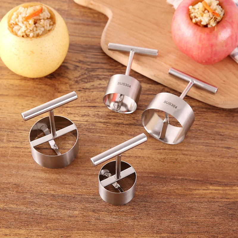 Outil de cuisine multifonction de séparateur de noyau de poire de pomme d'acier inoxydable