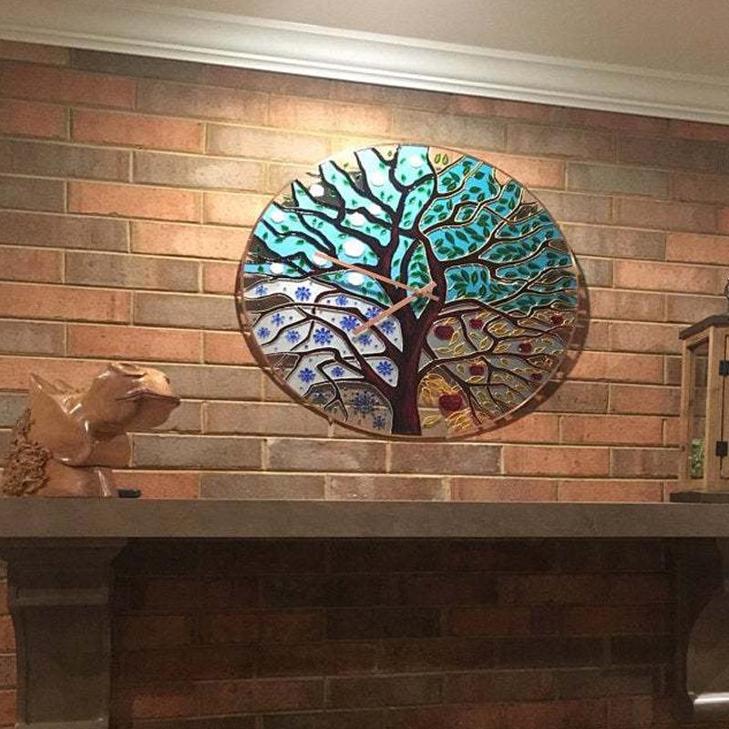 Horloge murale arbre de vie