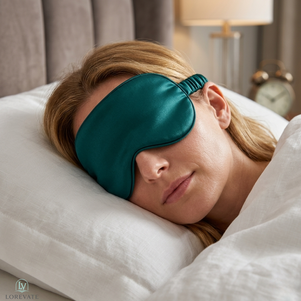 Masque de sommeil en soie SilkDream gris