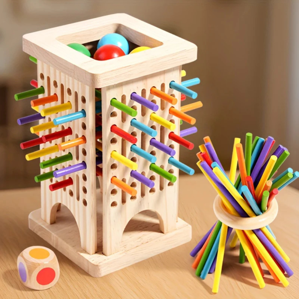 Jeu de boulons Tour magique | Jeu éducatif créatif pour enfants