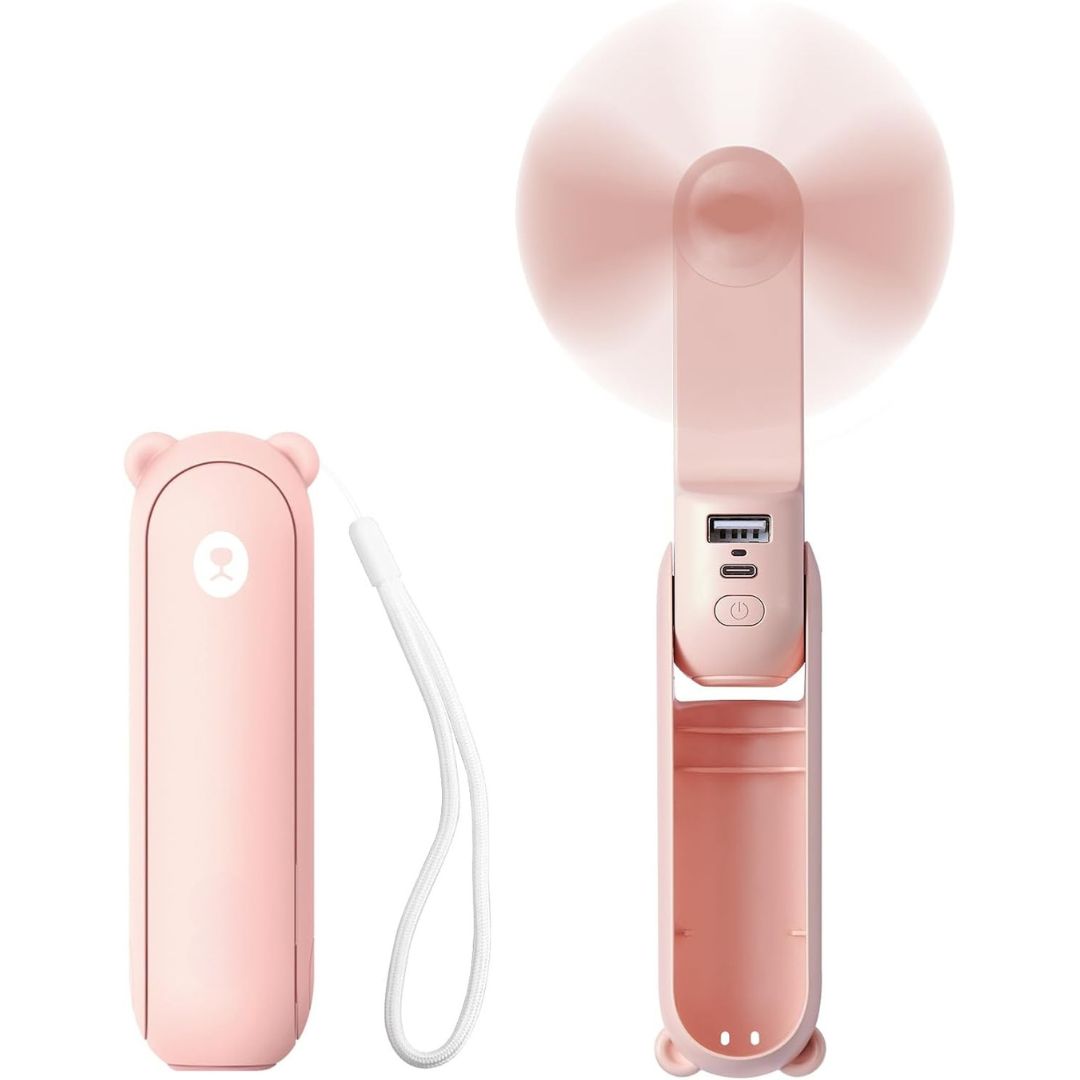 Ventilateur portable mini 3 en 1 plié