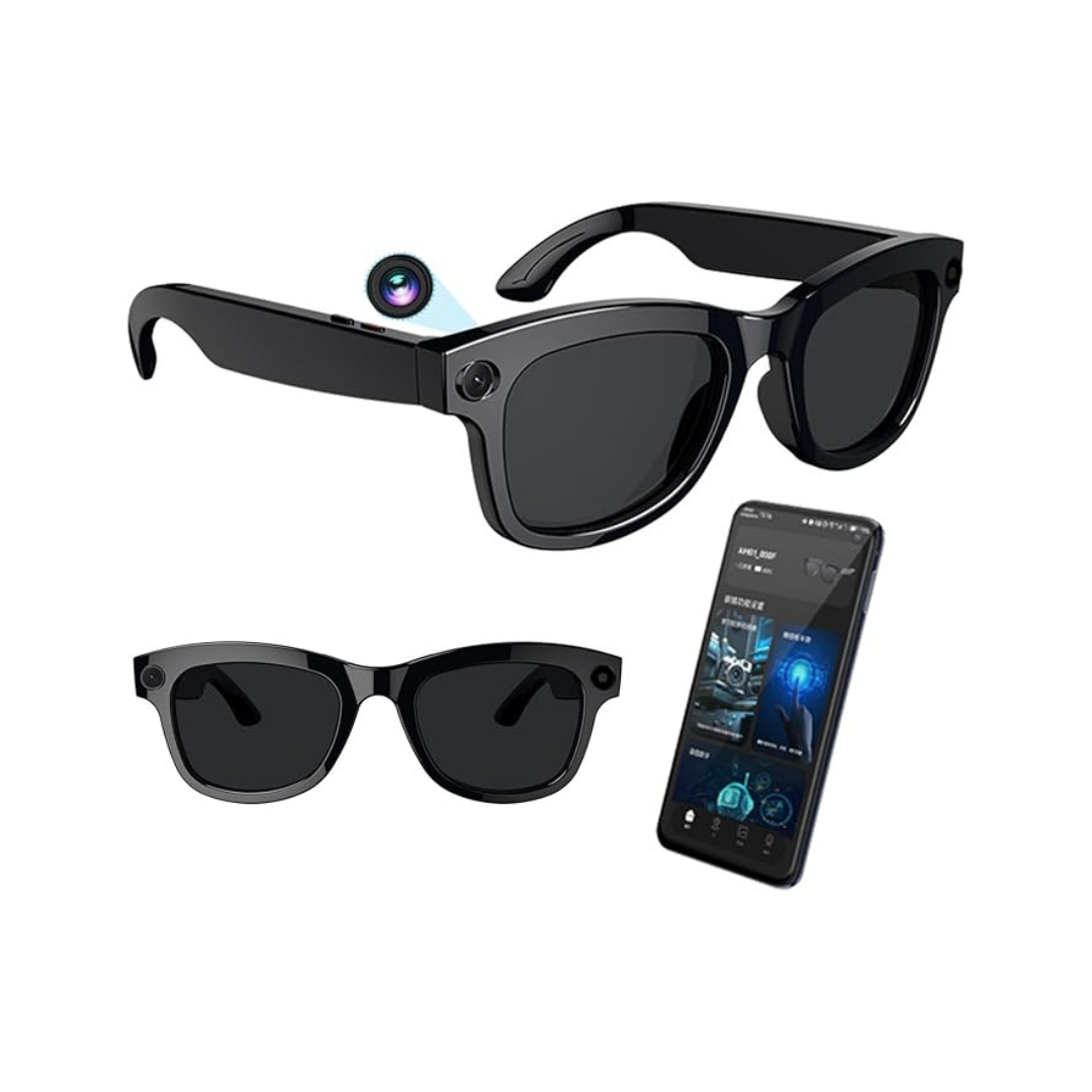 Lunettes Connectées VisionPro™ – Caméra HD, Audio Immersif & Protection Visuelle