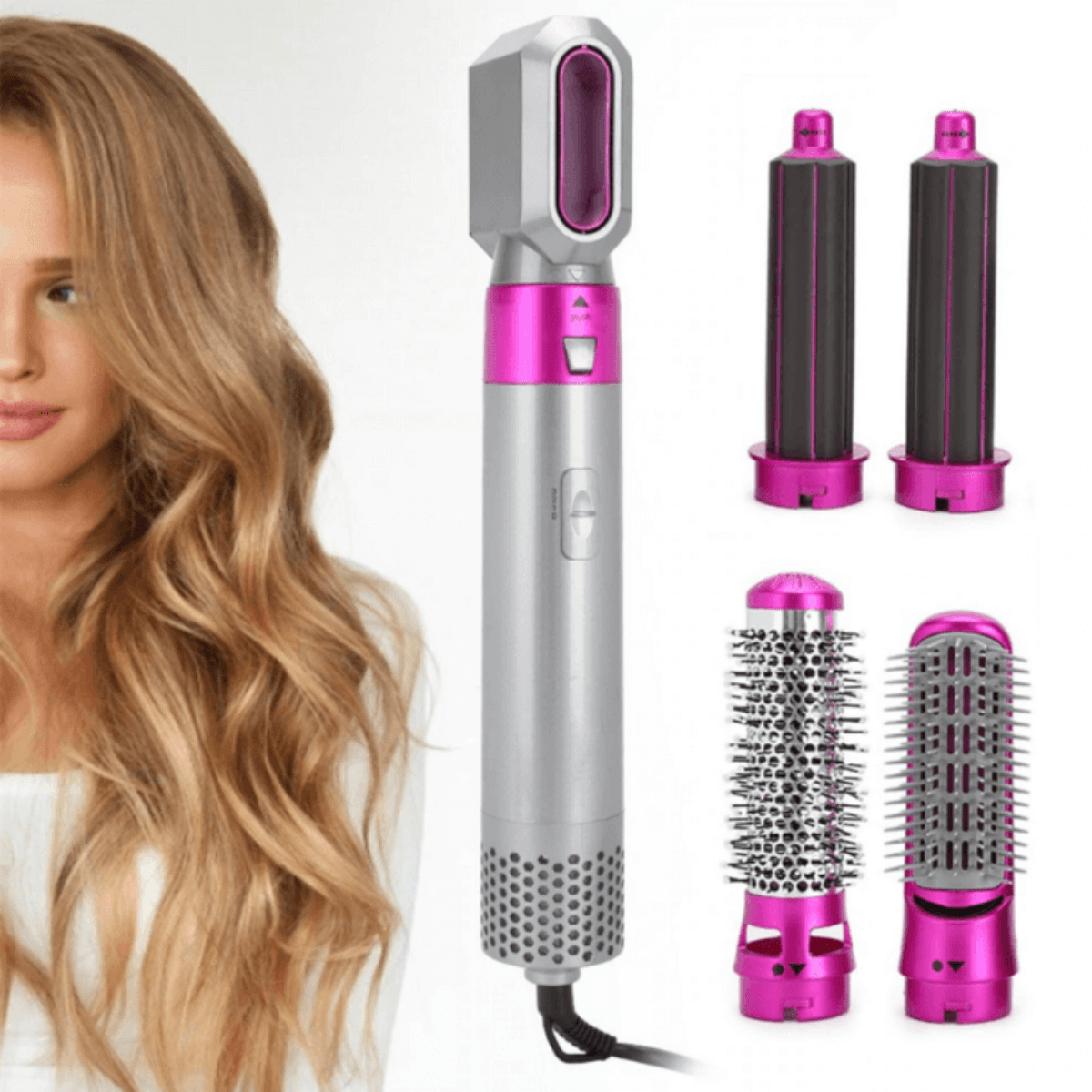 AeroFlex Sèche-cheveux 5 en 1 pour tous types de cheveux