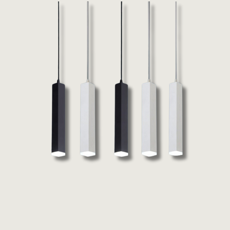 Mini suspension moderne | Conception de cylindre LED intelligent