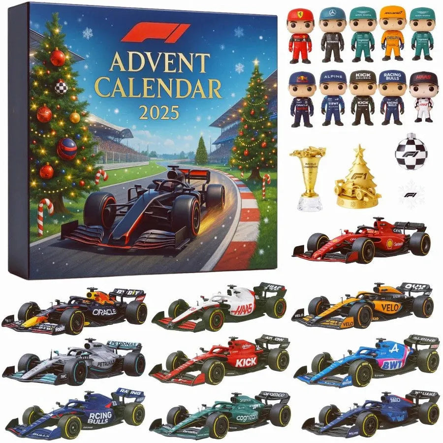 Calendrier de l’Avent Pilotes & Voitures 2025