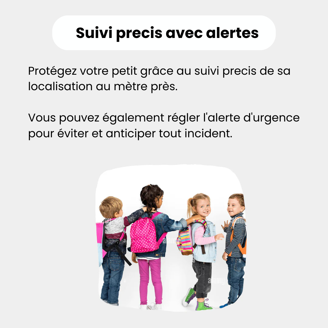 Traceur GPS Enfant Sans Abonnement - Narsago - ANDROID / iOS