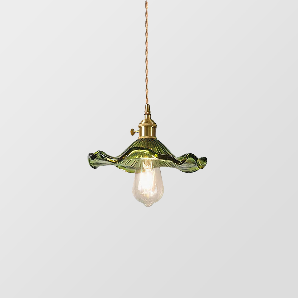 Lampe à suspension en verre Bloem LED Design Pendellamp Wit Woonkamer Slaapkamer Eetkamer Sfeerverlichting | Sansotis