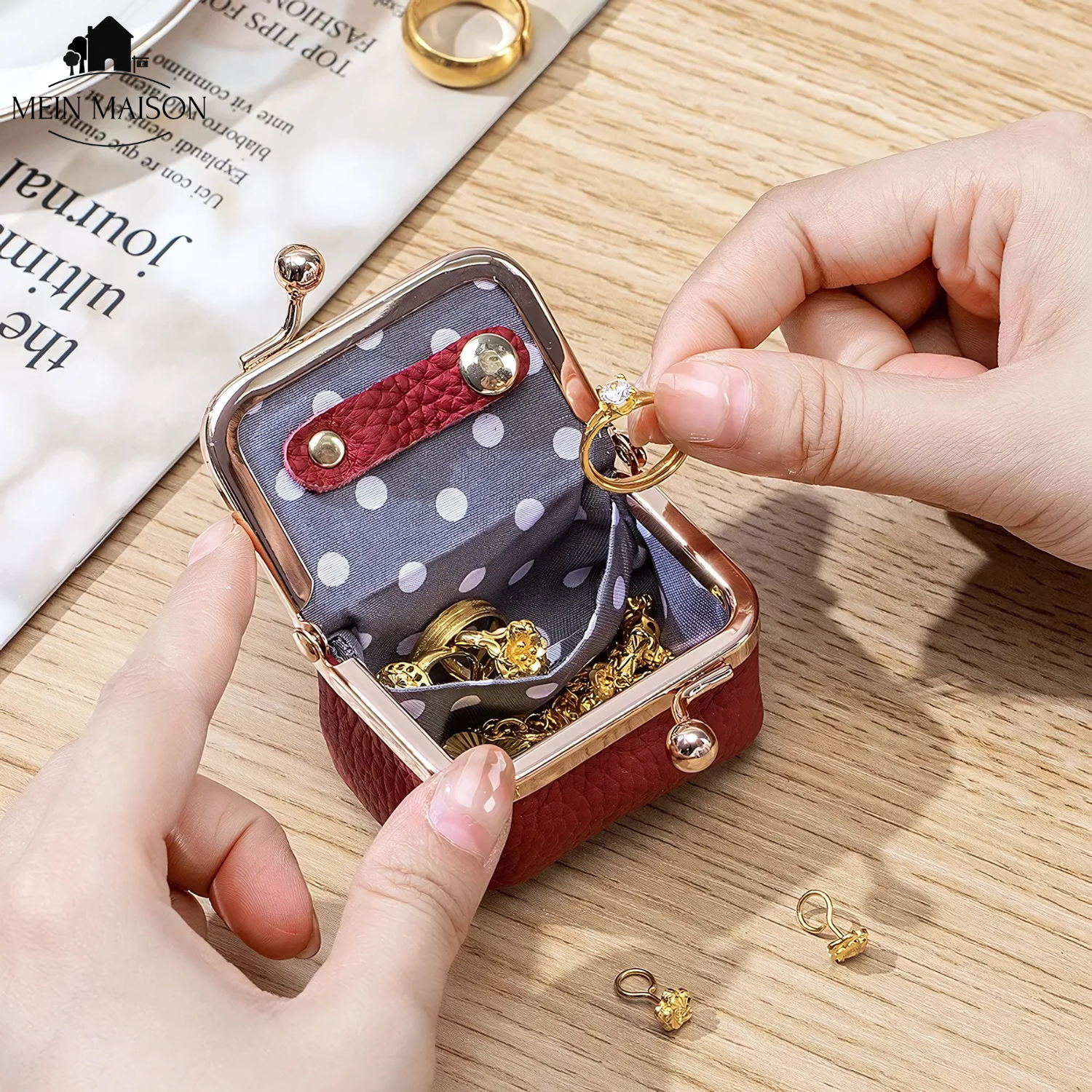 Mini boîte à bijoux de voyage - vos bijoux toujours élégants en déplacement