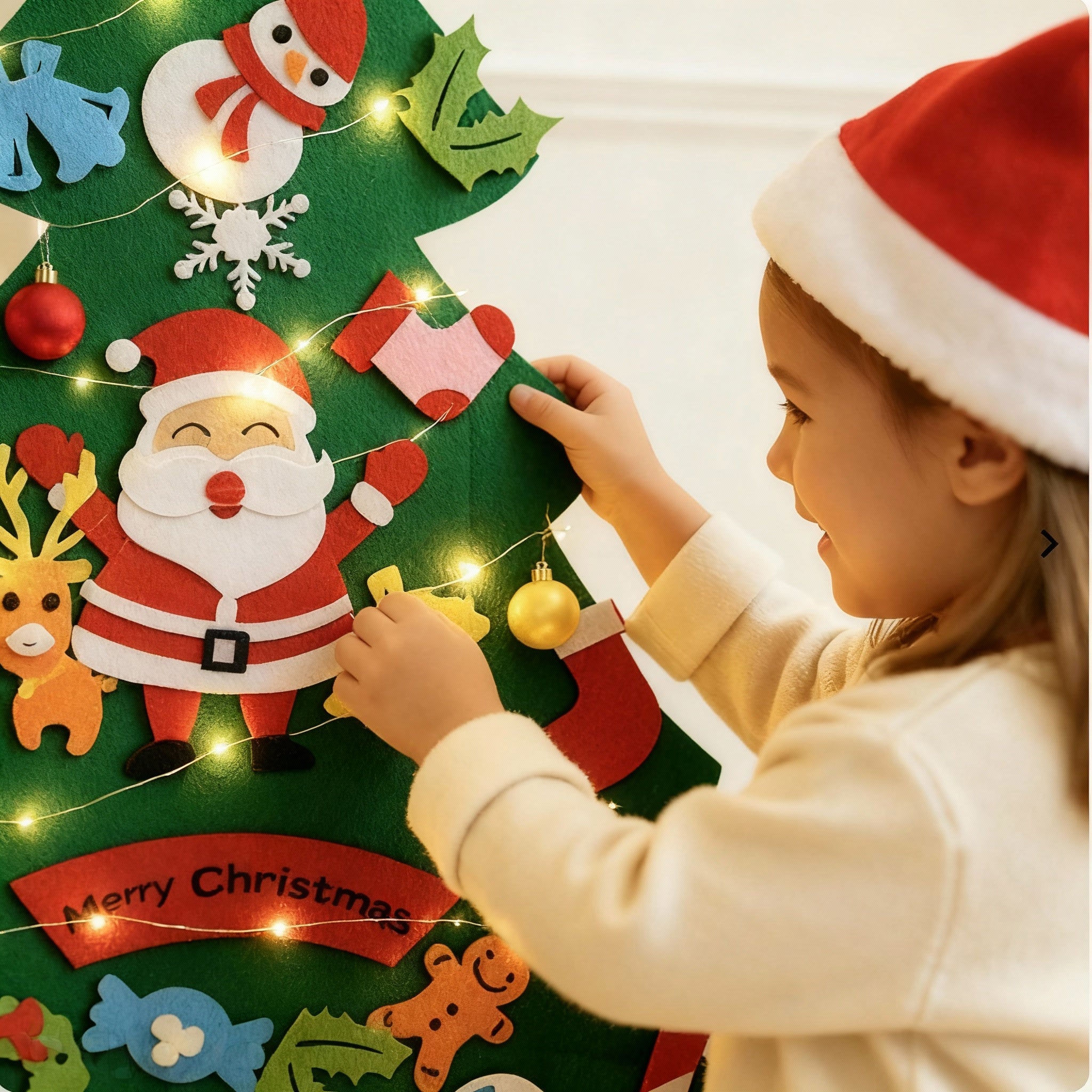 TibaToes™ Christmas Tree Play Set – Sapin de Noël Montessori pour Tout-Petits