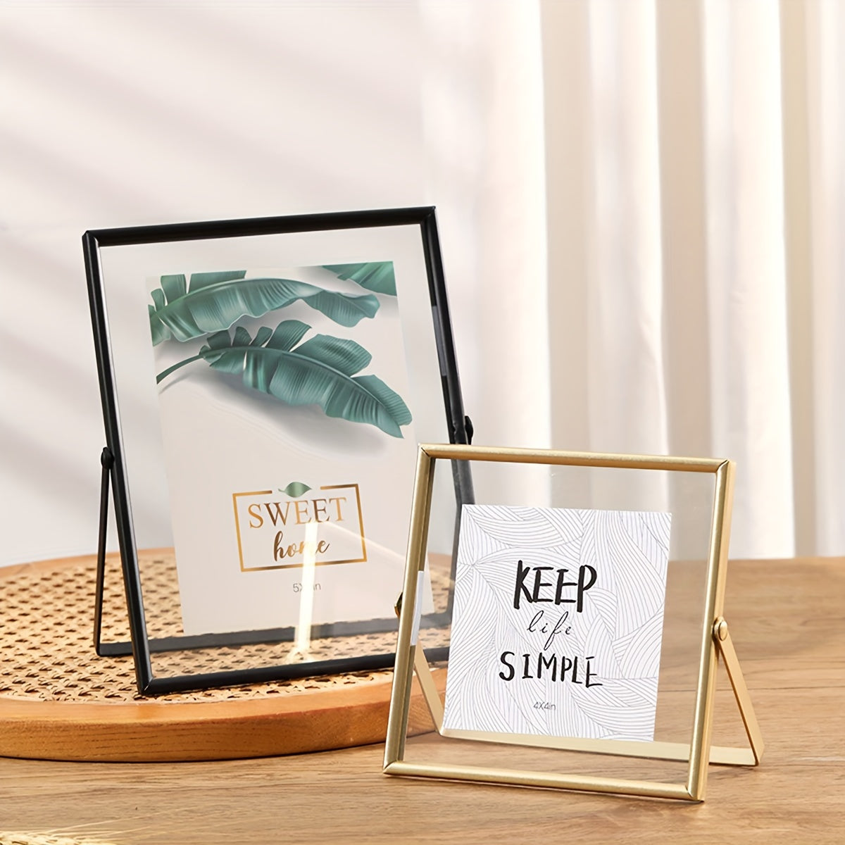EleganceFrame – Cadre photo de luxe en métal pour la maison et le bureau | Élévateur à bol