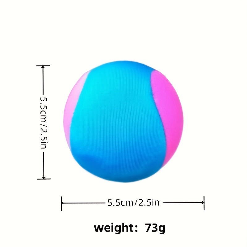 Balle ricocheuse aquatique pour piscine et plage avec design en silicone rebondissant