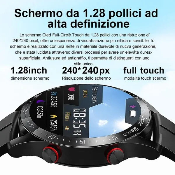 Montre connectée | Étanche IP67 pour le suivi santé et fitness