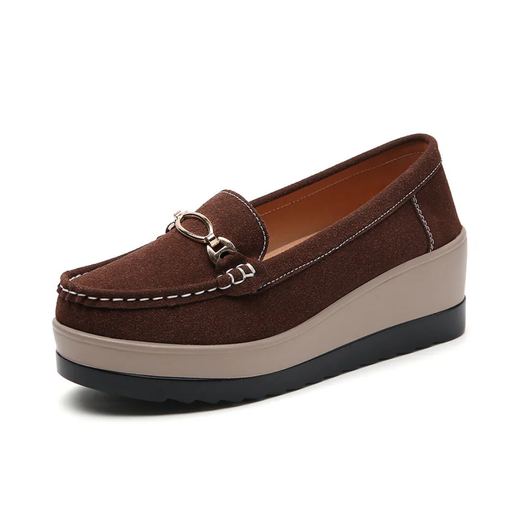 Mocassins Orthopédique Compensés | Pieds Détendus, Marche Souple