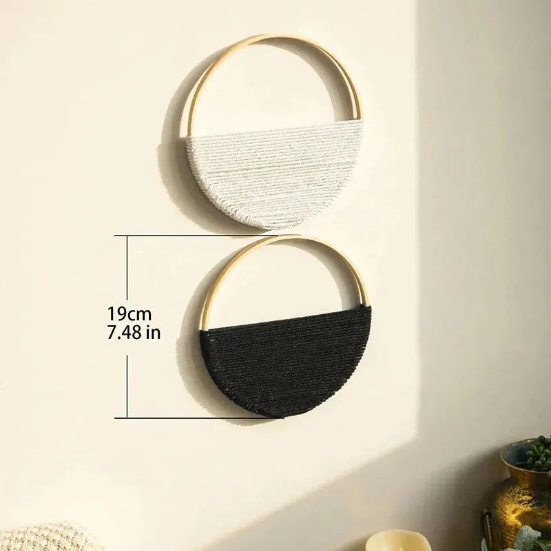 Willowloop – Décoration murale circulaire en macramé avec design symétrique