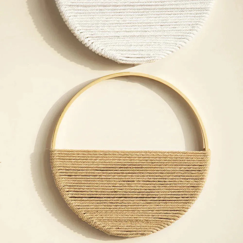 Willowloop – Décoration murale circulaire en macramé avec design symétrique