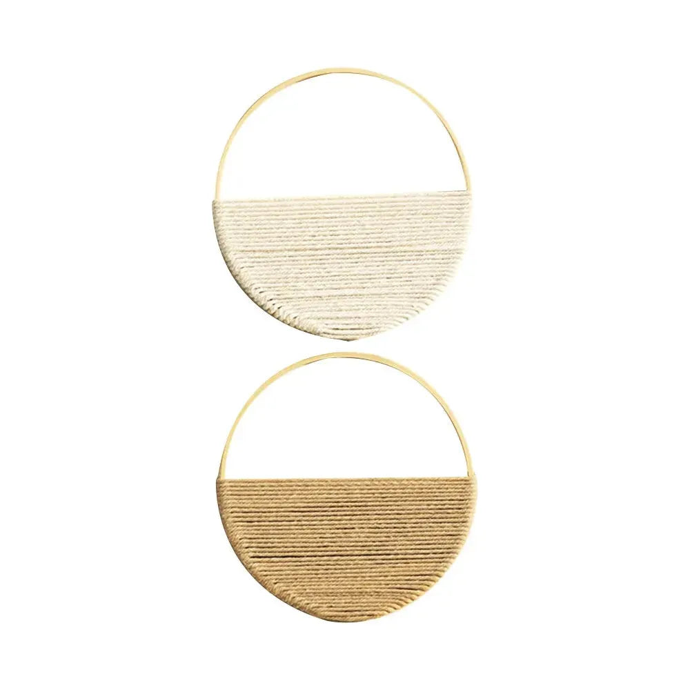 Willowloop – Décoration murale circulaire en macramé avec design symétrique