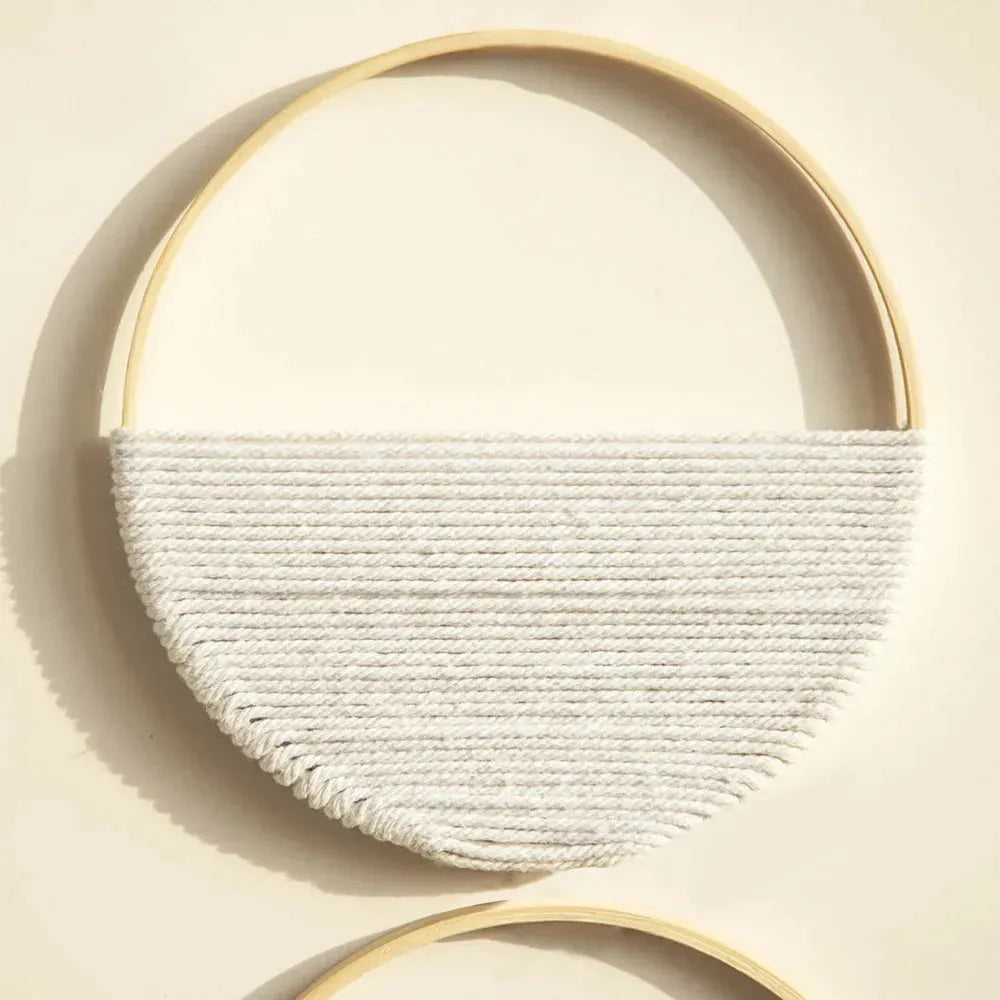 Willowloop – Décoration murale circulaire en macramé avec design symétrique